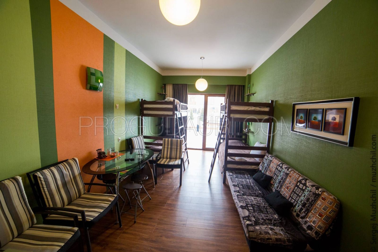 Studio with terrace 124 apartment interior in New Gudauri