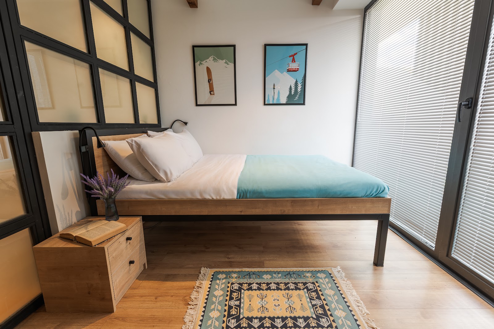 One bedroom 214 apartment interior in New Gudauri
