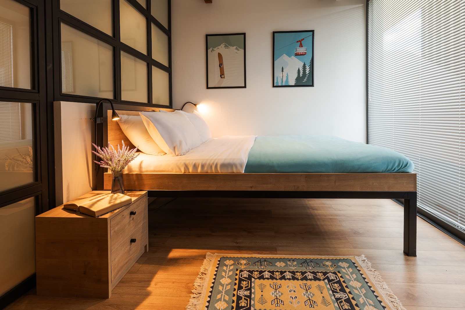 One bedroom 214 apartment interior in New Gudauri