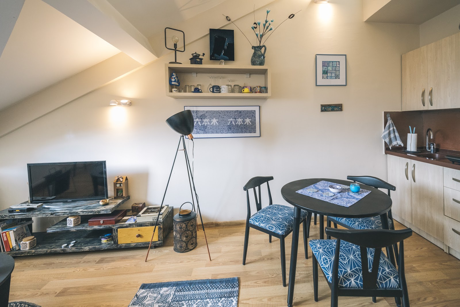 Duplex 409 apartment interior in New Gudauri