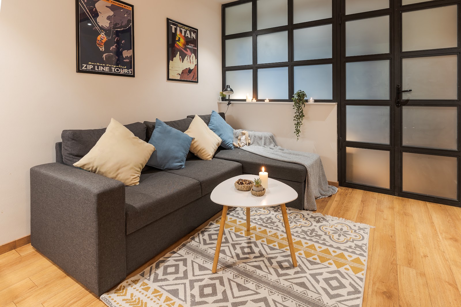 One bedroom 214 apartment interior in New Gudauri