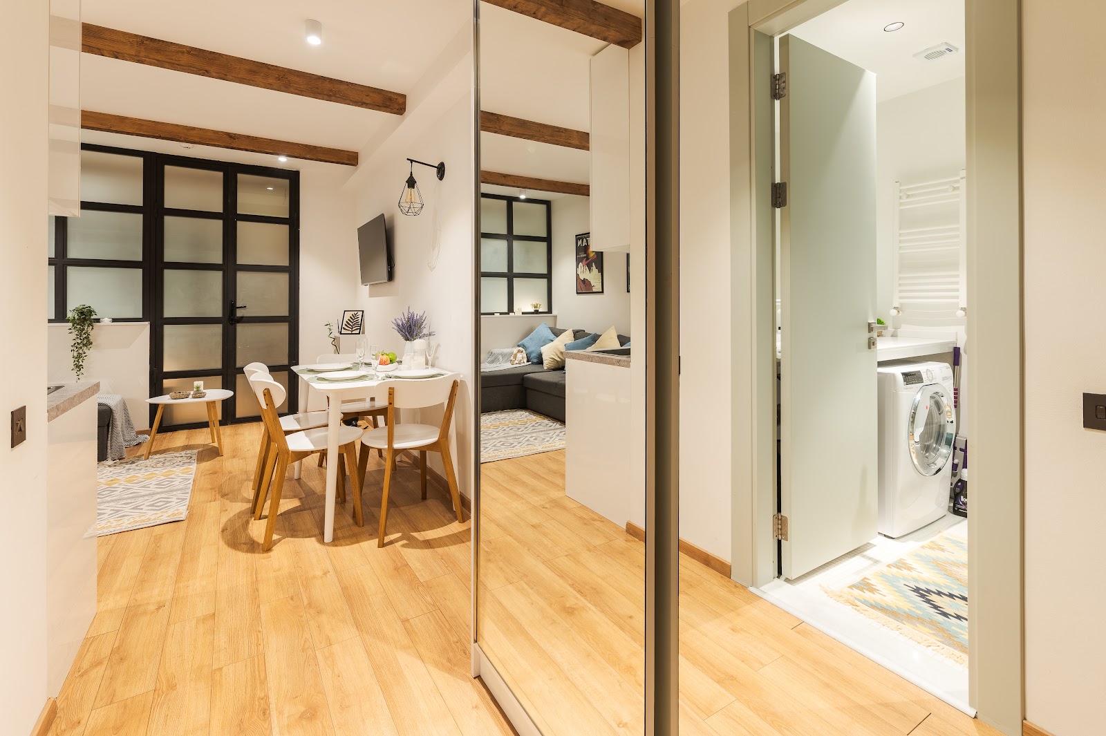 One bedroom 214 apartment interior in New Gudauri